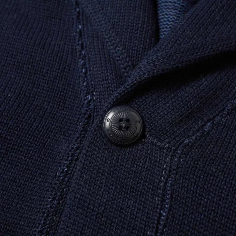 Polo Ralph Lauren The Tiger Varsity P Letterman Shawl Cardigan Sweater Men’s NWT - Picture 2 of 8